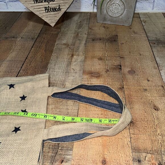 FEED target collaboration burlap tote bag - Picture 6 of 12